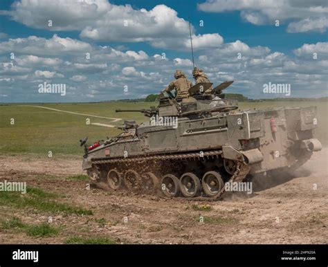 British Army Warrior FV510 Light Infantry Fighting Vehicle Tank In