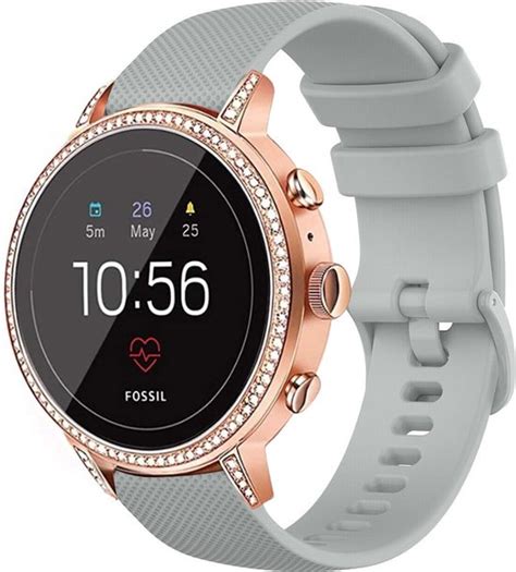 Siliconen Smartwatch Bandje Geschikt Voor Fossil Gen E Mm