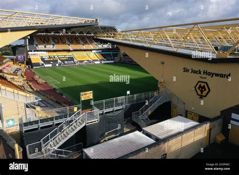 An Aerial View Of Molineux Stadium Home Of Wolverhampton Wanderers In