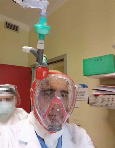 Coronavirus All Ospedale Di Sanremo La Maschera Da Sub Diventa Un