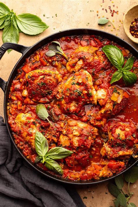 Mom S Easy Chicken Cacciatore Hunters Style A Simple Palate