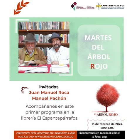 El Árbol Rojo conversación con los poetas Juan Manuel Roca y Manuel