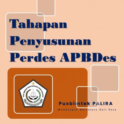 Tahapan Penyusunan Perdes Apbdes Palira