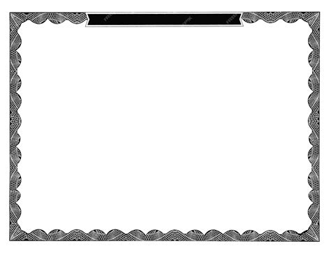 Blank Certificate Border Designs