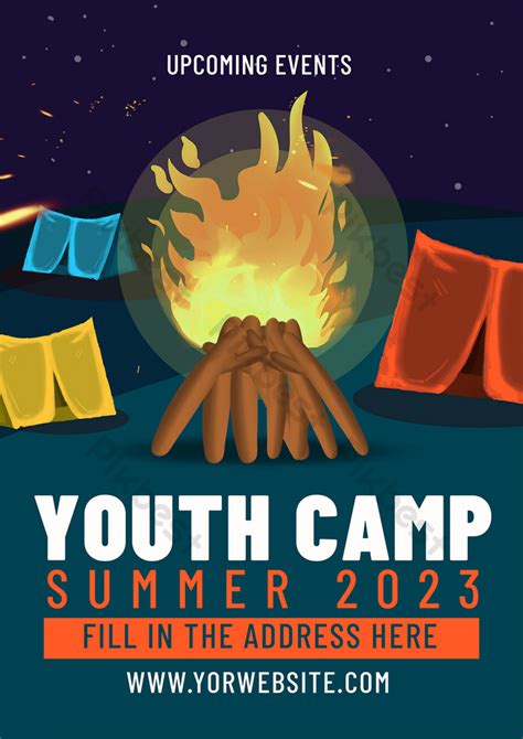 Youth Camp Church Flyer Template Psd Free Download Pikbest