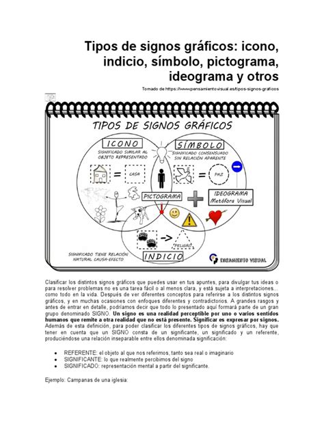 Tipos De Signos Gráficos Y Sus Variaciones Pdf Escritura Infografia