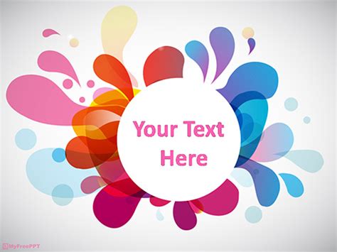 Free Colorful Spray Powerpoint Template Download Free - vrogue.co