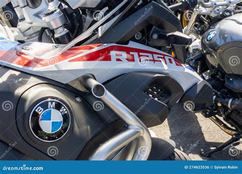 Bmw Motorrad Motorcycle Logo Sign And Brand Text On Gs Adventure