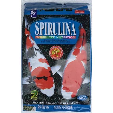 Astro Spirulina Koi Food L Floating Pellets 5kg Shopee Malaysia