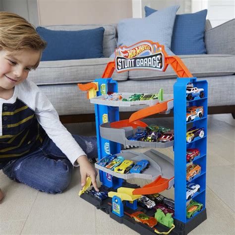 Pista Hot Wheels City Garagem Manobras Andares Carros Hot Wheels