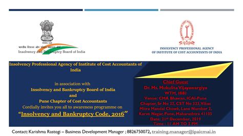 Ipa Of Institute Of Cost Accounts Of India