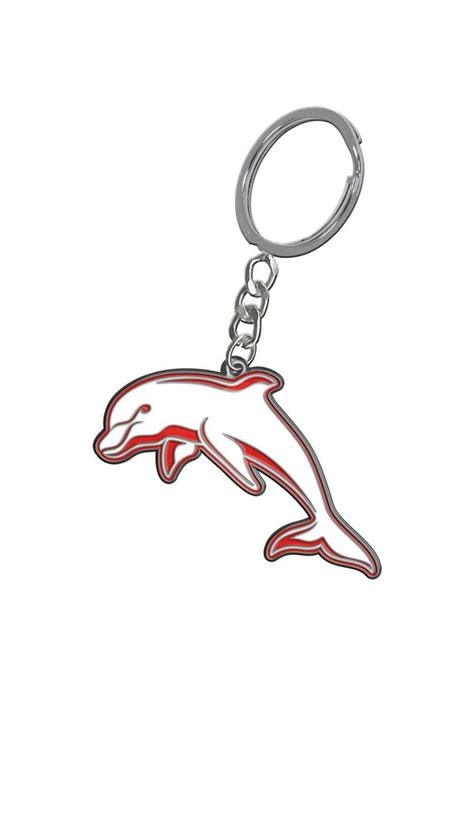 Official Dolphins NRL Metal Enamel Team Logo Keyring Keychain ...