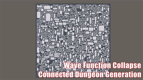 Wave Function Collapse Connected Dungeon Generation YouTube