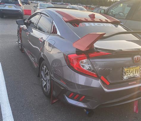 Honda Civic Sedan Tries Way Too Hard To Become A Type R-Lookalike ...