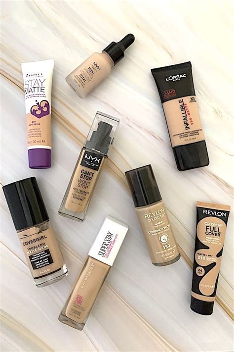 Full Coverage Drugstore Foundations For Oily Skin Foundation For Oily