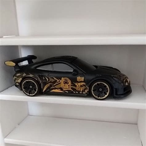 Porsche Gt Rs Preta Hot Wheels Loose Shopee Brasil
