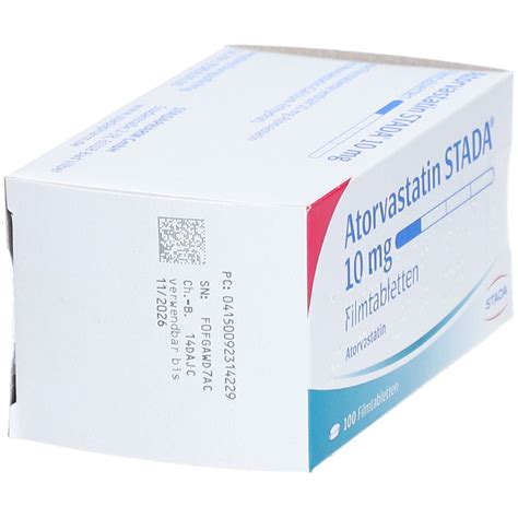 Atorvastatin STADA 10 Mg 100 St Mit Dem E Rezept Kaufen Shop Apotheke