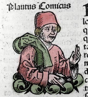 Portrait Of The Comic Author Plaute Titus Maccius Plautus 259 251