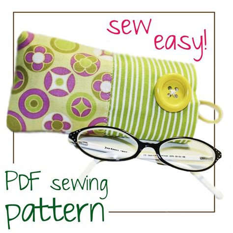 Sassy Eyeglass Case Pdf Sewing Pattern