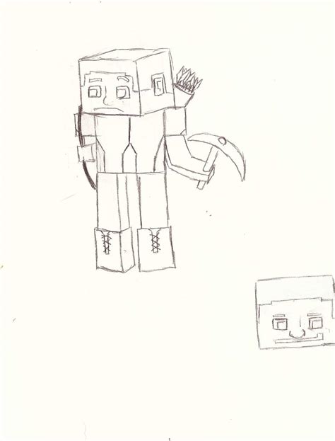 My Broin Minecraft Sketch By Ironarmy On Deviantart