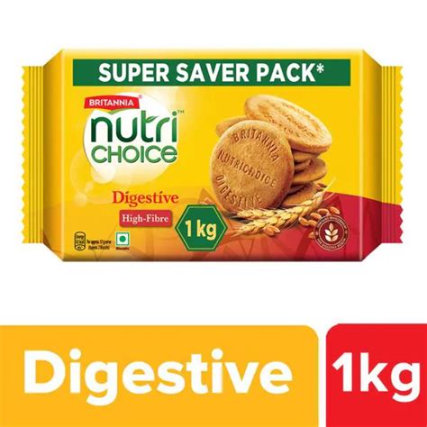 Britannia Nutrichoice Hi Fibre Digestive Biscuits 1 Kg Jiomart