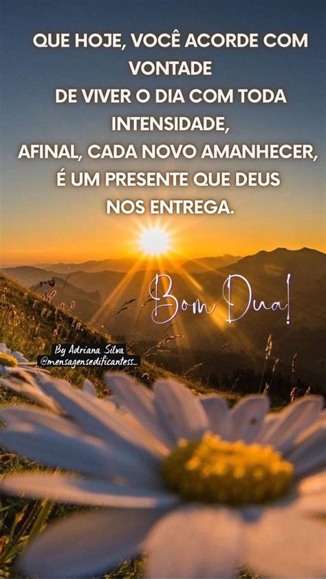 Mensagem De Novo Dia - Mensagens de bom dia! Cada novo dia é um presente de Deus! | Mensagens ...