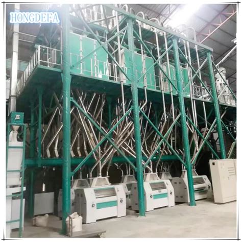 100ton Per 24hours Maize Flour Mill Plant With Advanced Technology