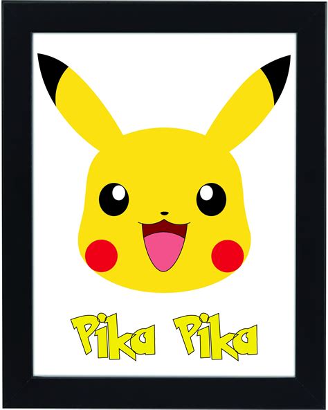 Pikachu Pika Pika Poster 8x10 Digital Download - Etsy UK