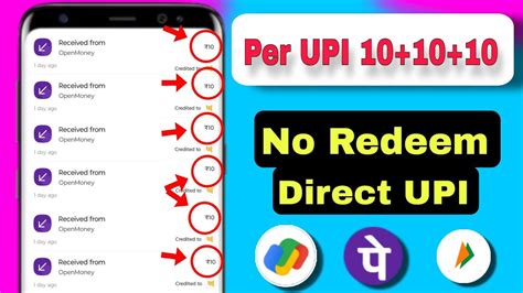 Per Upi New Loot Offer Today Upi Earning App Cashback