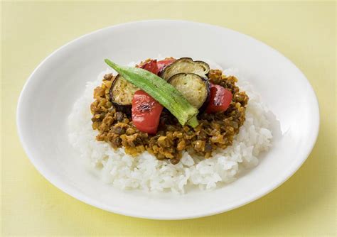 レンジでかんたん！レンズ豆のキーマ風カレーのレシピ・作り方 とっておきレシピ キユーピー