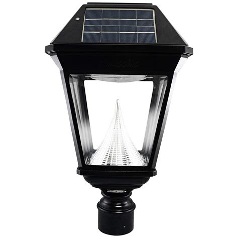 Imperial Ii Single Head Solar Power Led Outdoor Post Mount 5h272 Lamps Plus