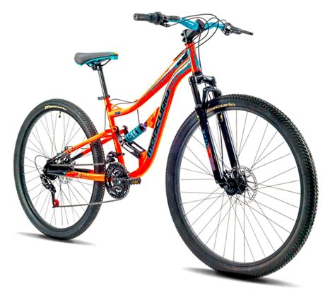 Bicicleta Mercurio Kaizer Dh Color Anaranjado Rodada Doble