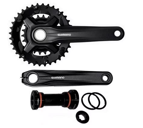 Pedivela Shimano FC MT210 2 Alu 36 22 9v C Movi Integrado Shimano