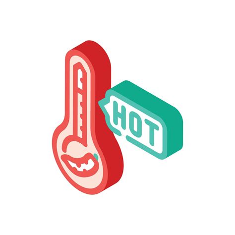 Hot Pepper Spice Scale Isometric Icon Vector Illustration 7954708 Vector Art At Vecteezy
