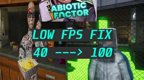 Abiotic factor low fps fps fix Абиотик фактор низкий фпс YouTube