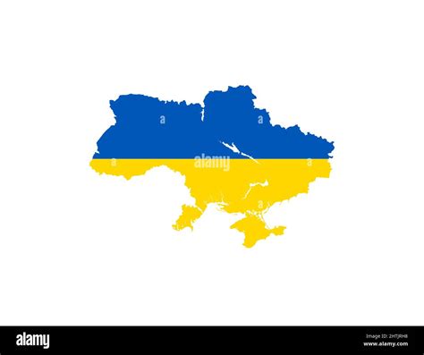 Ukraine Map Flag Vector Illustration Stock Vector Image And Art Alamy