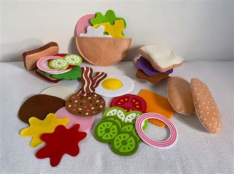 Felt Play Food Sandwich Set