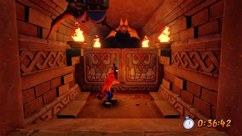 Crash Bandicoot 1 N Sane Trilogy Temple Ruins Time Trail Youtube