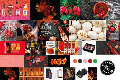 Hot Sauce Display Package Behance