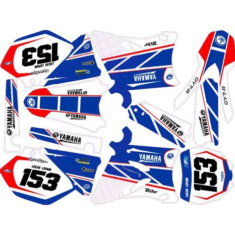 Kit déco Semi perso YZ 125 250 2002 à 2024 Rd2shop