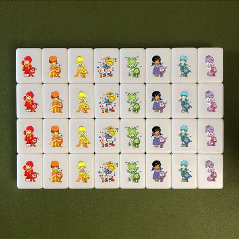 Seaside Escape Tile Game Rainbow Brite 33 Blocks X Large Mahjong For