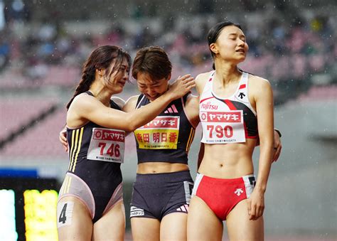 【陸上】福部真子、100m障害で初五輪切符「誰よりも早くパリへ準備」昨年4位→1年後に笑顔 陸上 パリオリンピック2024写真ニュース