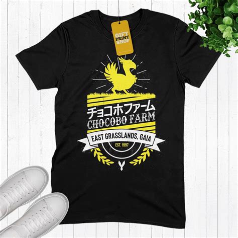 Chocobo T Shirt Unisex Mens Final Fantasy Novelty T Etsy