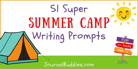 51 Super Summer Camp Writing Prompts