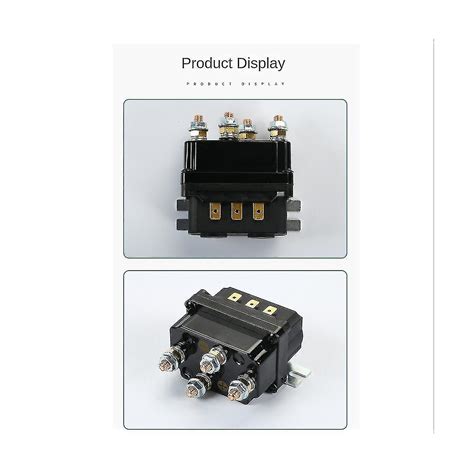 12v Winch Rocker Switch Thumb 250a Solenoid Relay Contactor Winches For Atv Utv