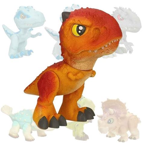 Boneco Dinossauro Jurassic World Baby Articulado Em Vinil Pupee