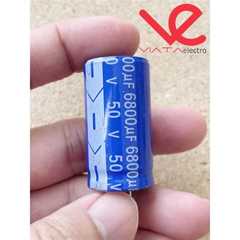 Jual Kapasitor Elco Uf V Buah Kapasitor Capacitor Elko