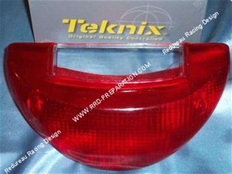 Cabochon Feu Arri Re Rouge Teknix Pour Scooter Mbk Nitro Yamaha Aerox