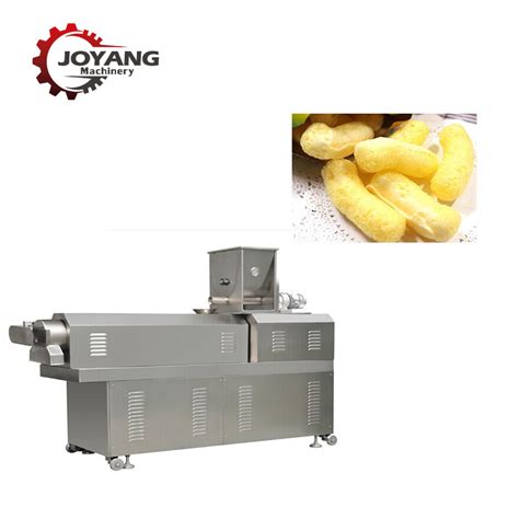 Commercial Puffed Snack Extruder Corn Maize Rice Ball Production Line