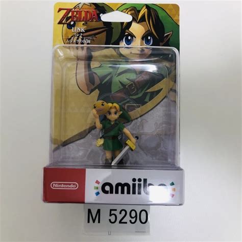 【未使用】m5290 新品 未開封 即決 Amiibo リンクムジュラの仮面 こども 少年アミーボ ゼルダの伝説 The Legend